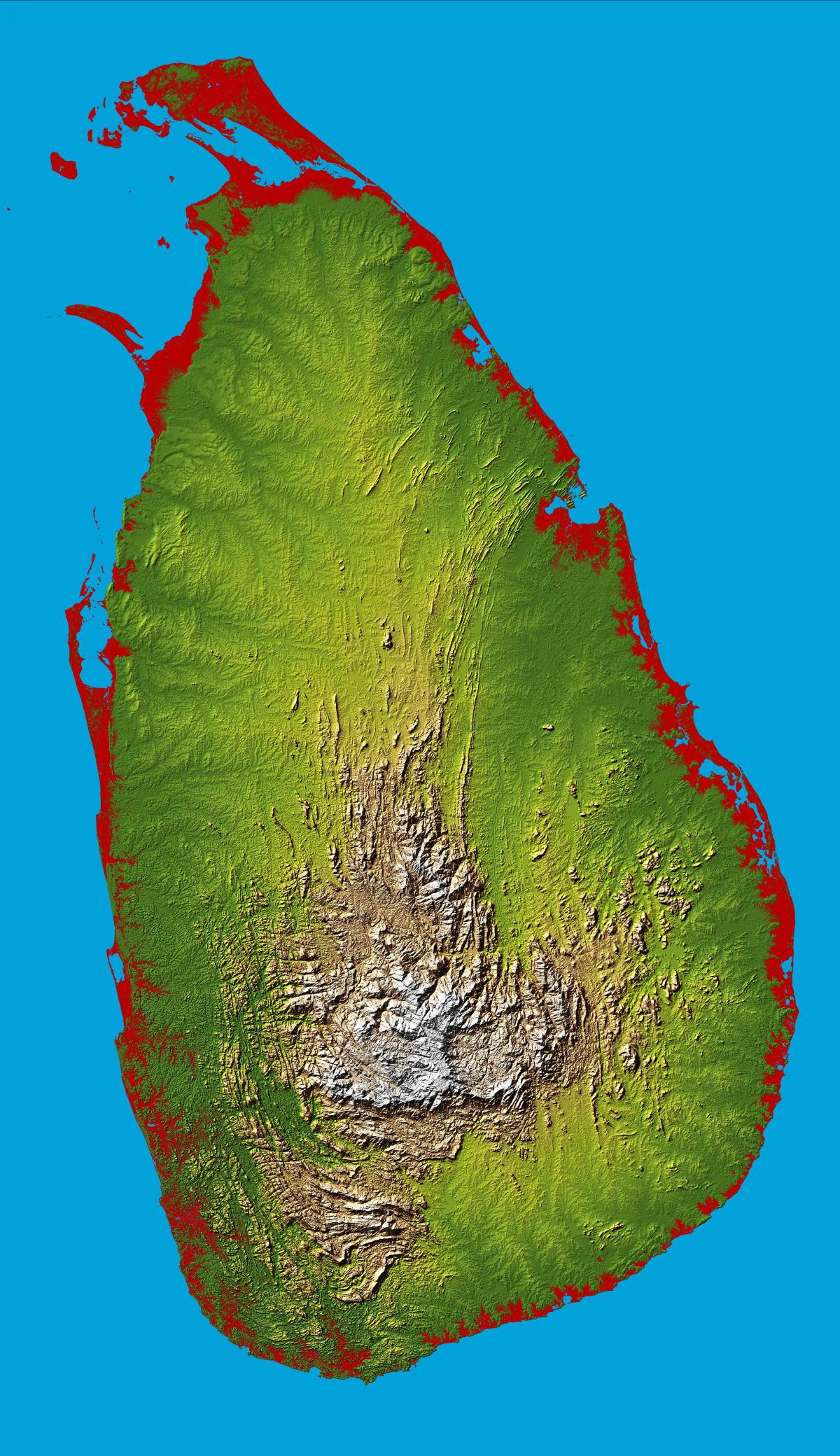 harta Sri Lanka 3d