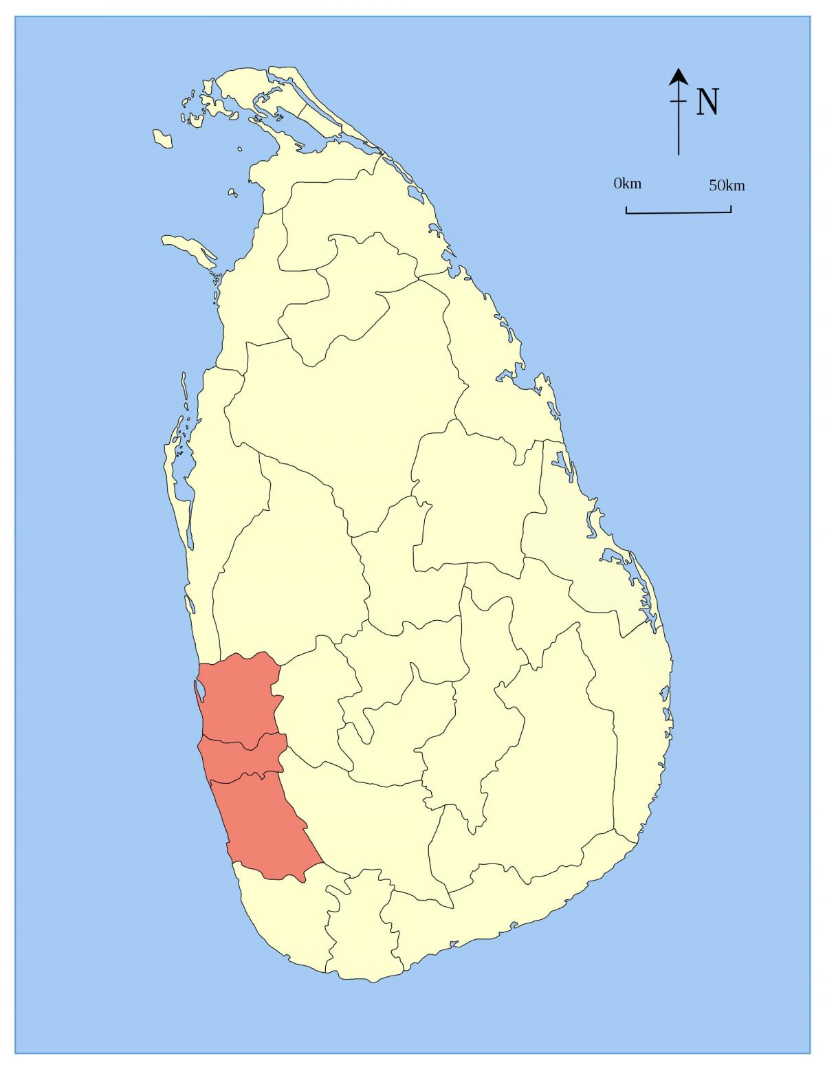 harta Sri Lanka western province