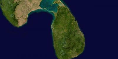 Online harta prin satelit de Sri Lanka