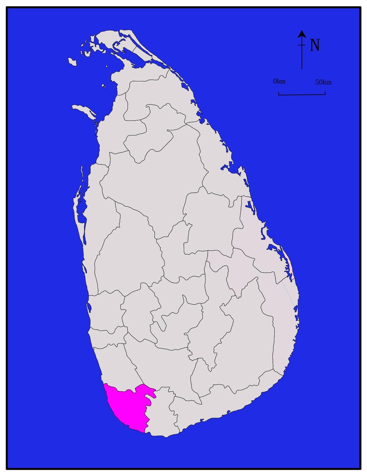 harta galle, Sri Lanka