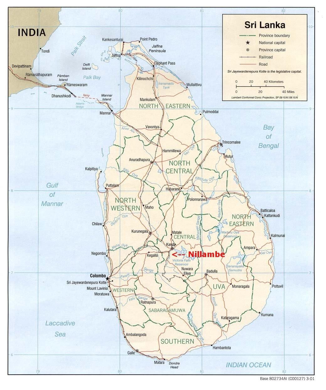 harta Sri Lanka casa