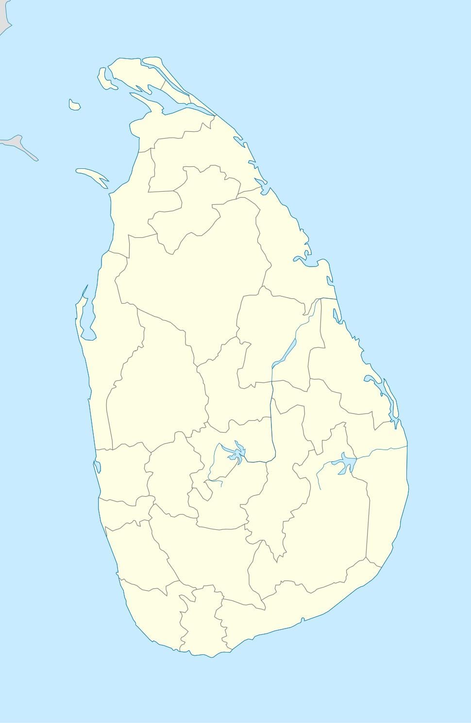 harta Sri Lanka divizionare secretariat