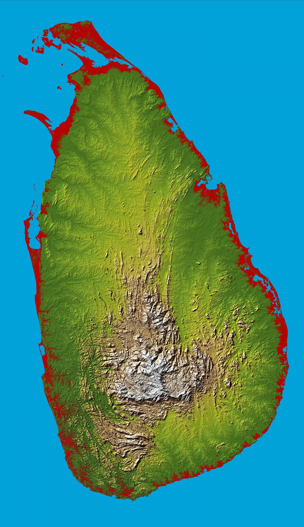 harta Sri Lanka 3d