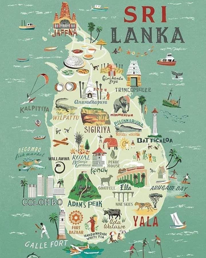 harta Sri Lanka harta poster