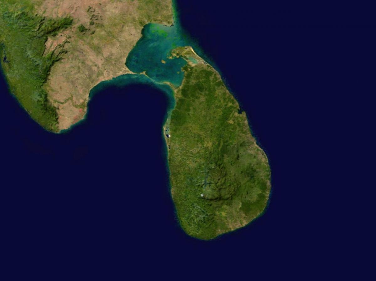 online harta prin satelit de Sri Lanka