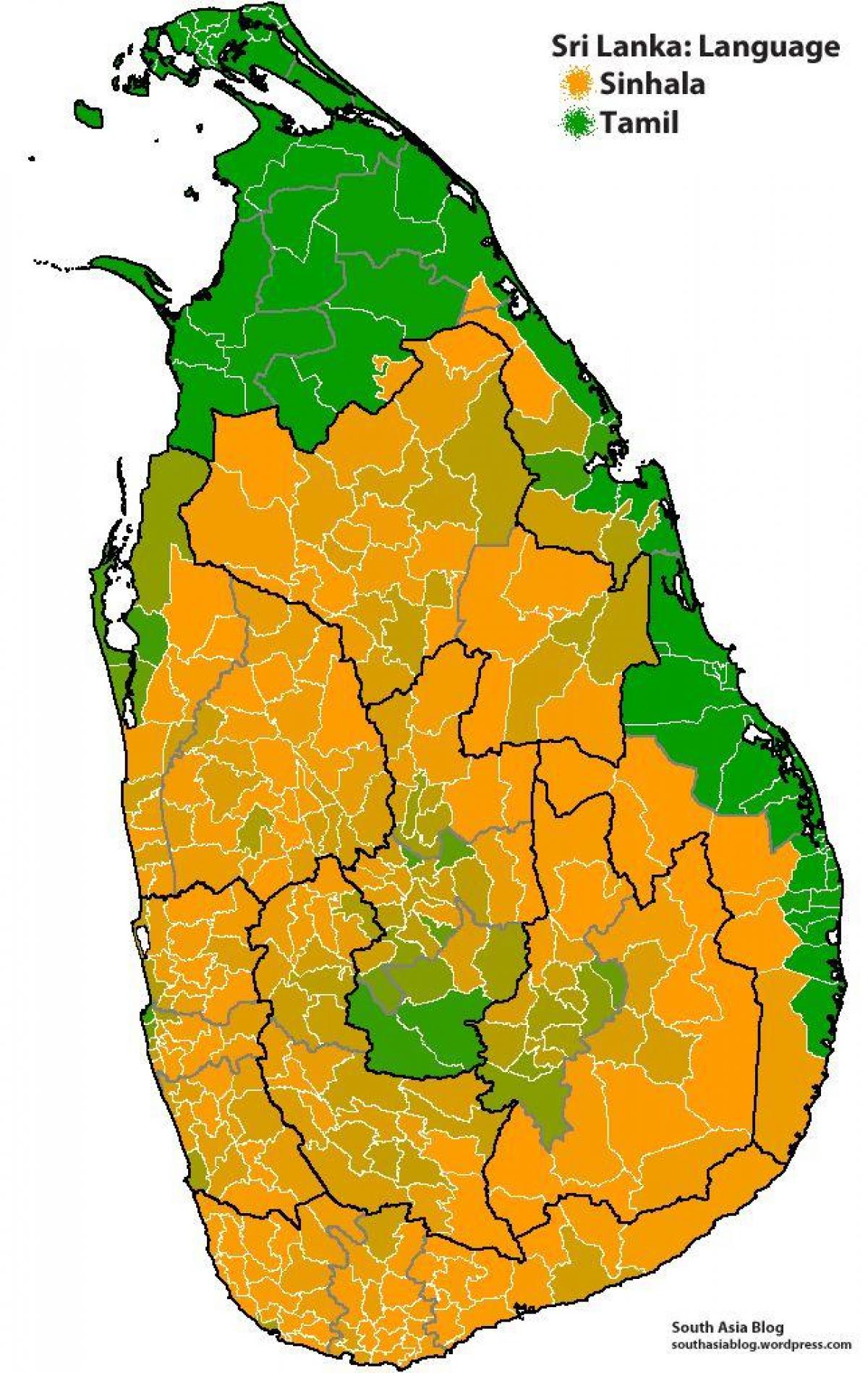 harta Sri Lanka limba