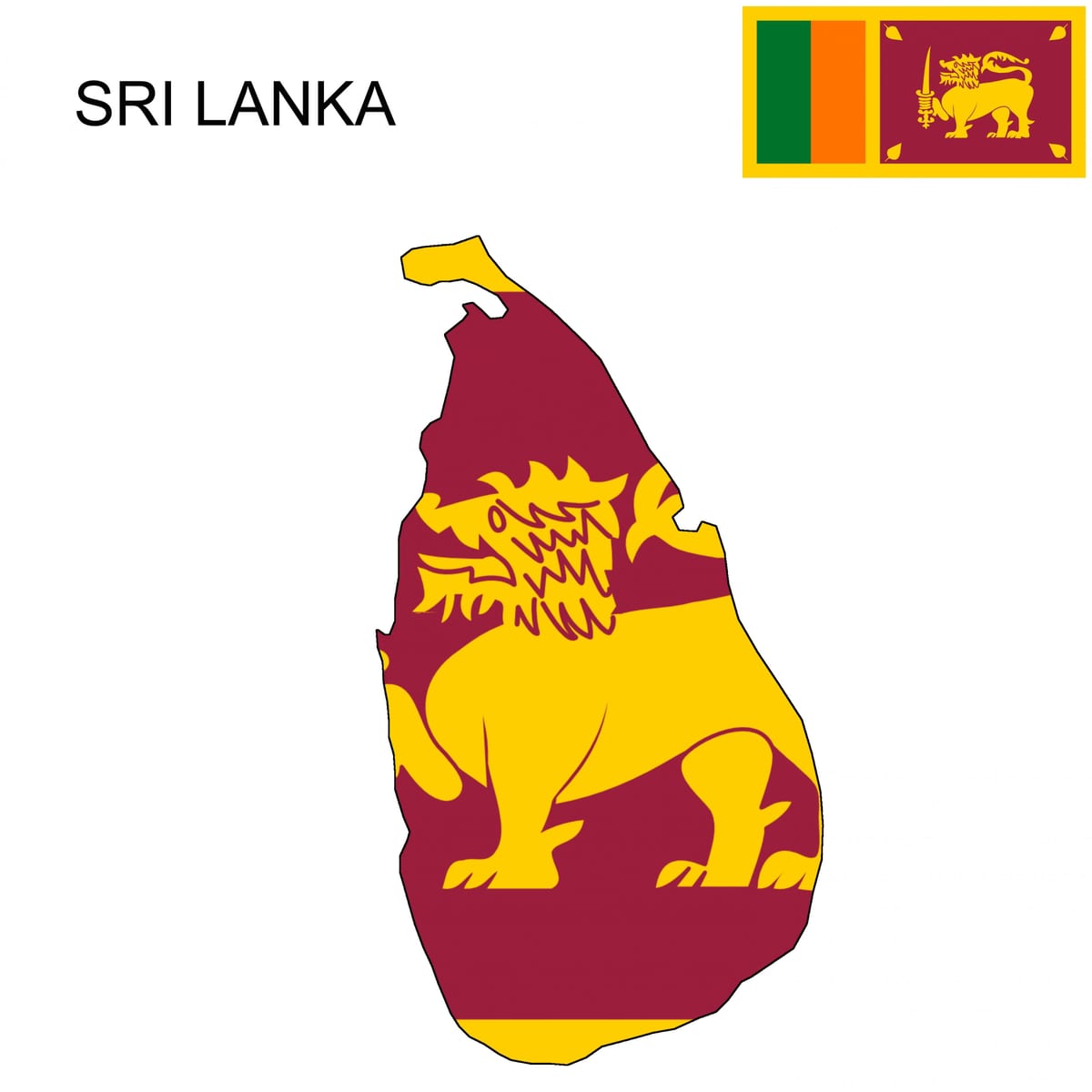 harta Sri Lanka pavilion