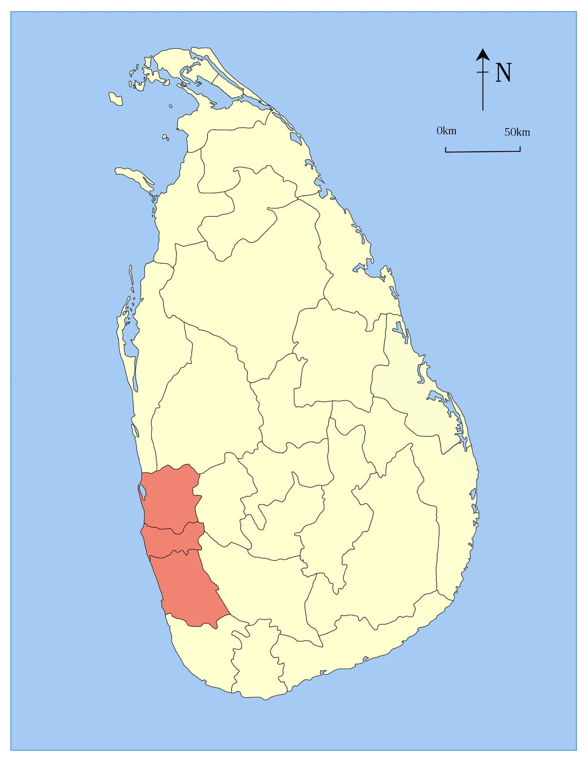 harta Sri Lanka western province