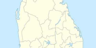 Harta Sri Lanka divizionare secretariat