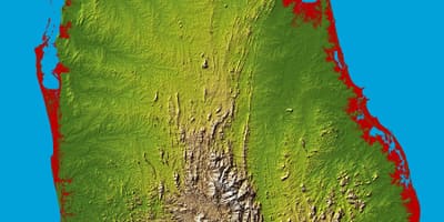 Harta Sri Lanka 3d