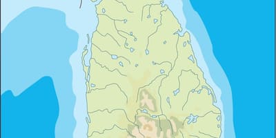 Sri Lanka vector hartă