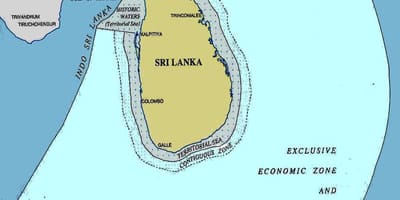 Harta Sri Lanka mare