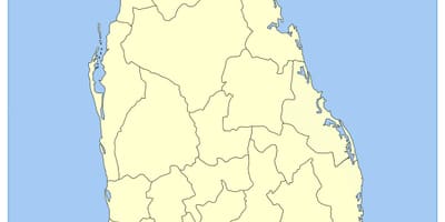 Harta Sri Lanka, sudul provinciei